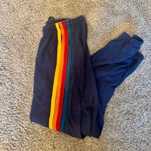 aviator nation 5 stripe sweatpants